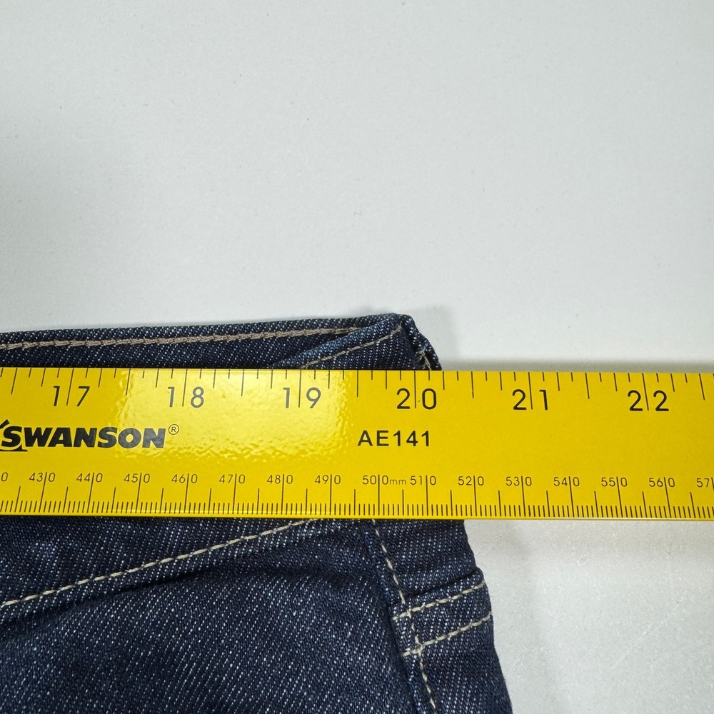 Banana Republic Authentic Straight Jeans Mens 40x32 Dark Rinse Blue Denim Preppy - Picture 5 of 16
